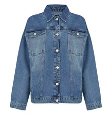 Ladies Kangol Hip Length Long Sleeve Denim Jackets Sizes Uk 14, 16 - 50% Off !!!