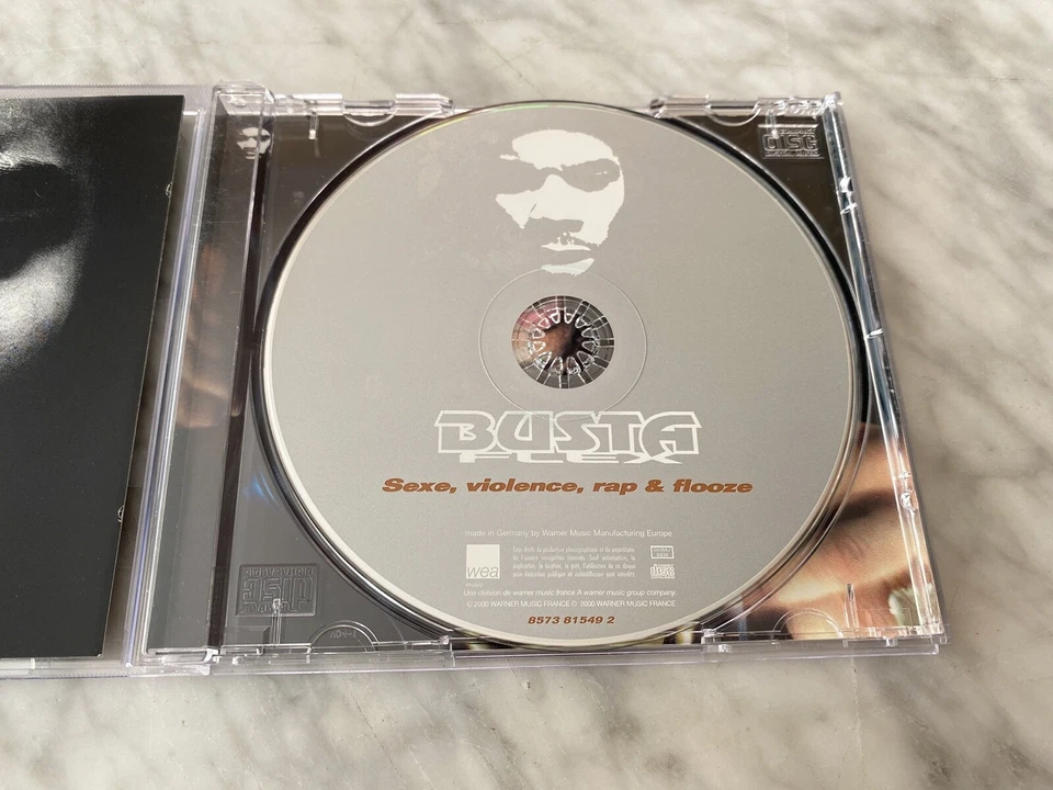 Busta Flex Sexe, Violence, Rap, & Flooze CD MADE IN GERMANY 2000 WEA Music RARE! Foto 2 de 4