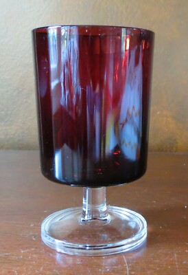 Cristal D'Arques Durand Cavalier Ruby 4 ½  Wine Goblet(s)