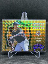 Ke'Bryan Hayes 2021 Panini Mosaic Debuts # PD10 RC Green Prizm Pittsburgh Pirate