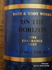 NEW BATH  BODY WORKS ON THE HORIZON FRAGRANCE MIST BODY SPRAY 8 FL OZ   