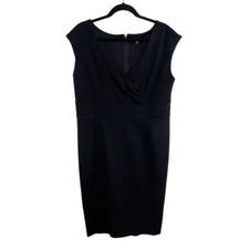 Torrid Little Black Sleeveless Midi Sheath Dress Women's Plus Size 14