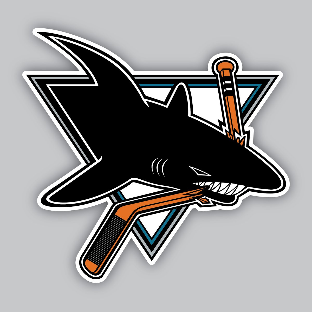 San Jose Sharks Vinyl Sticker/Decal NHL National Hockey League