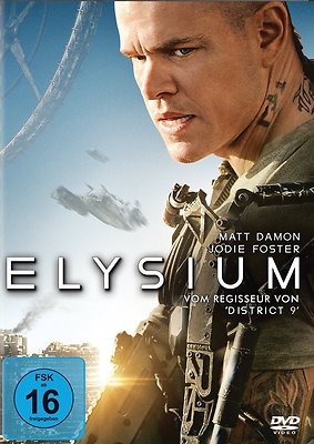 ELYSIUM (Matt Damon, Jodie Foster) NEU+OVP