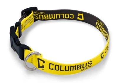 MLS Soccer Columbus Crew Pet/Dog Collar Neck Size 11"-16" (Width 7/8")