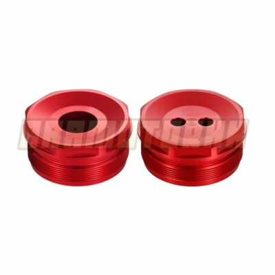 Front Fork Caps Adjusters Bolts Covers For Kawasaki Ninja ZX-6R