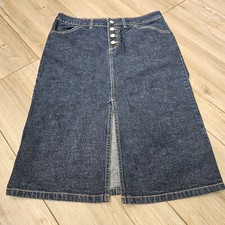 Tommy Hilfiger Denim Locker Loop Slim Painter Skirt W/Slit 26 Women s SZ 10