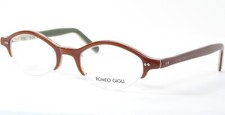 ROMEO GIGLI RG145 441 BROWN /WHITE /GREEN UNIQUE RARE EYEGLASSES FRAME 47-20-140