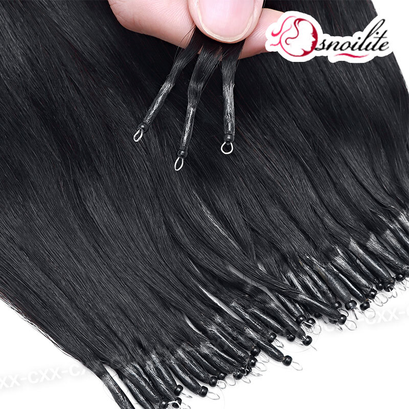 Thick Nano Ring 100 Human Remy Hair Extensions Micro Loop Bead Link I
