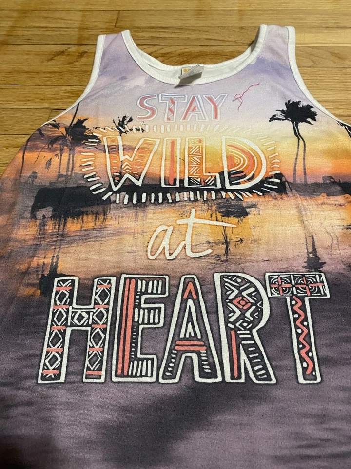 Gymboree Girl 8 Tank Top Sleeveless | Stay Wild At Heart - Image 2 of 4