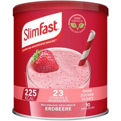 SLIM FAST Pulver Erdbeere 365g - vom med.Fachhändler - Bild 1 von 4