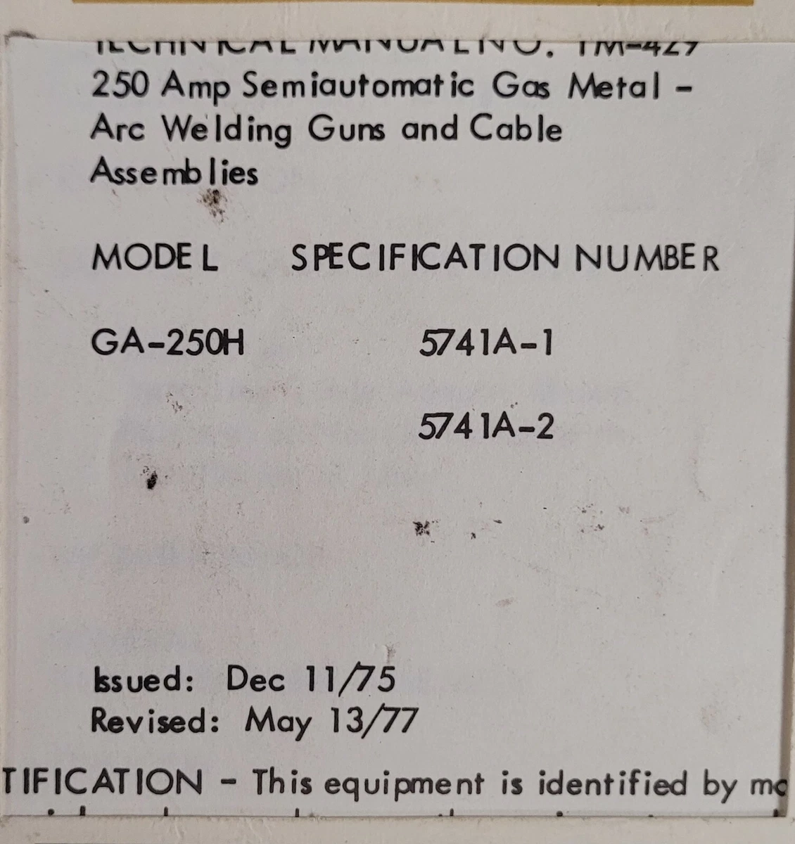 Old Hobart Welder Manuals