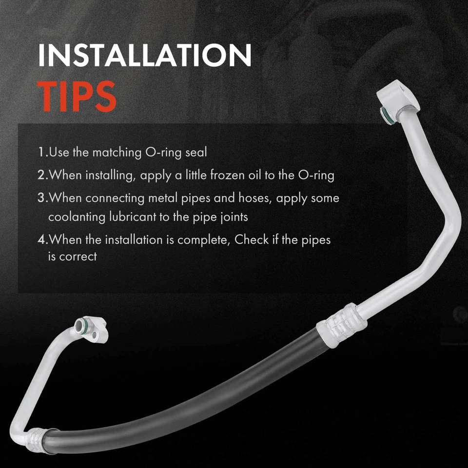 Новый шланг всасывания хладагента переменного тока для Toyota Highlander 2011-2013 V6 3,5 л - Изображение 3 из 4