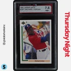 1991 UPPER DECK #SP1 MICHAEL JORDAN INSERTS KSA 7.5