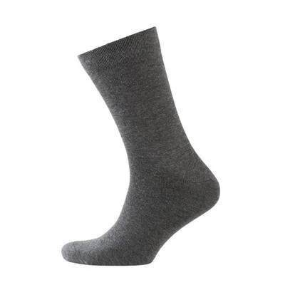 Herren Socken 3er Pack Baumwolle Grau 43-46 ohne Gummi Komfortbund