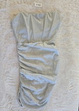 Women's Forever 21 Silver Midi Tube Dress Size M