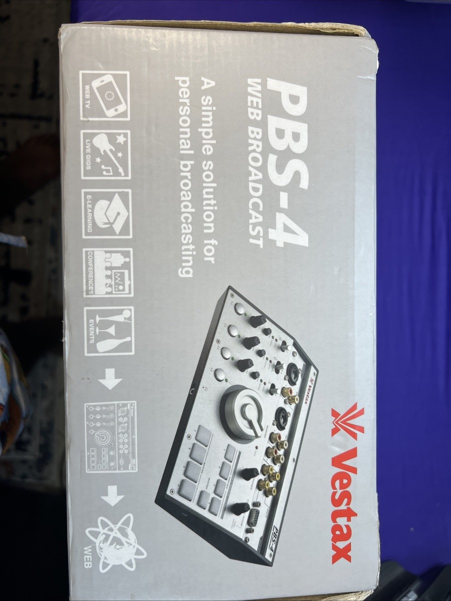 Vestax Pbs-4 Live Web Broadcasting Audio Video Mixer Ta0228 Japan