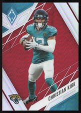 2022 Panini Phoenix Red #/250 Christian Kirk #32 Jacksonville Jaguars