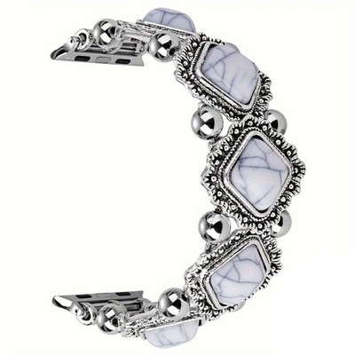 Band for Apple Watch Series 11 10 9 8 7 6 5 4Woman Chain Metal Smartwatch Strap 