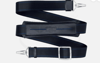 S.T. Dupont Line D Nylon & Leather Black Shoulder Strap, 181015
