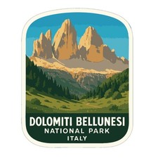 Dolomiti Bellunesi Italy Iron On Heat Transfer Vinyl HTV World National Parks
