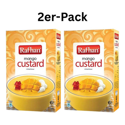 2er-Pack Rafhan Custard Puddingpulver Mango 275g