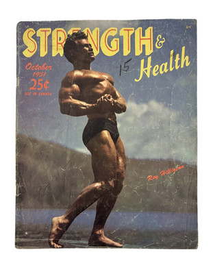 Strength and Health Magazine October 1951 Roy Hilligenn Cover