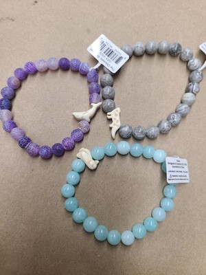 Lot Of 3 Fahlo Bracelets No Tracking Cards 100660