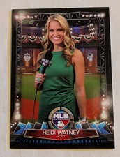 2017 Topps MLB Network Host Heidi Watney #MLBN-28 Quick Pitch
