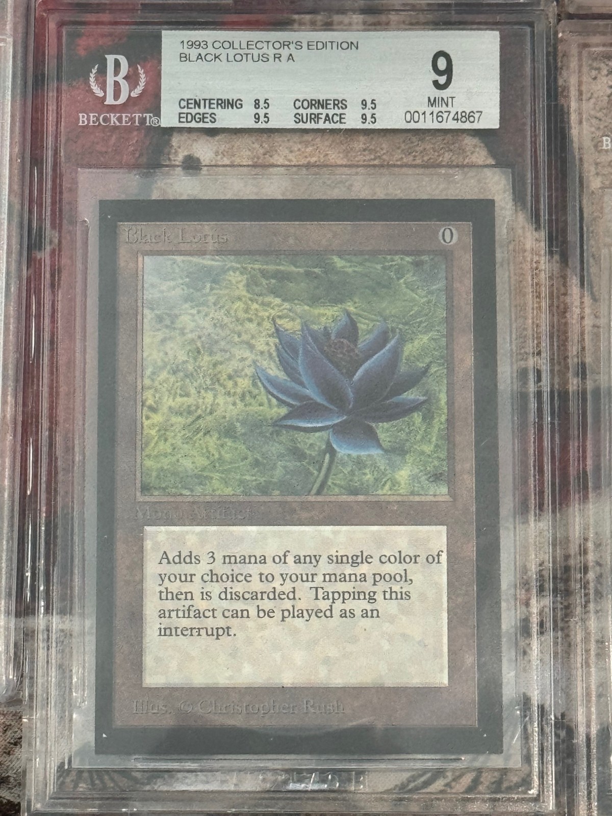 Black Lotus (CE) Collector's Edition BGS 9 GRADED VERY RARE