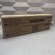 Lot Of 2 Genuine Xerox Cyan Toner Cartridge 006R01743