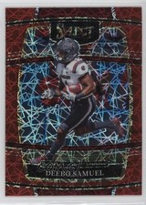 2022 Panini Select Draft Picks Concourse Red Lazer Prizm Deebo Samuel #89 0u5i