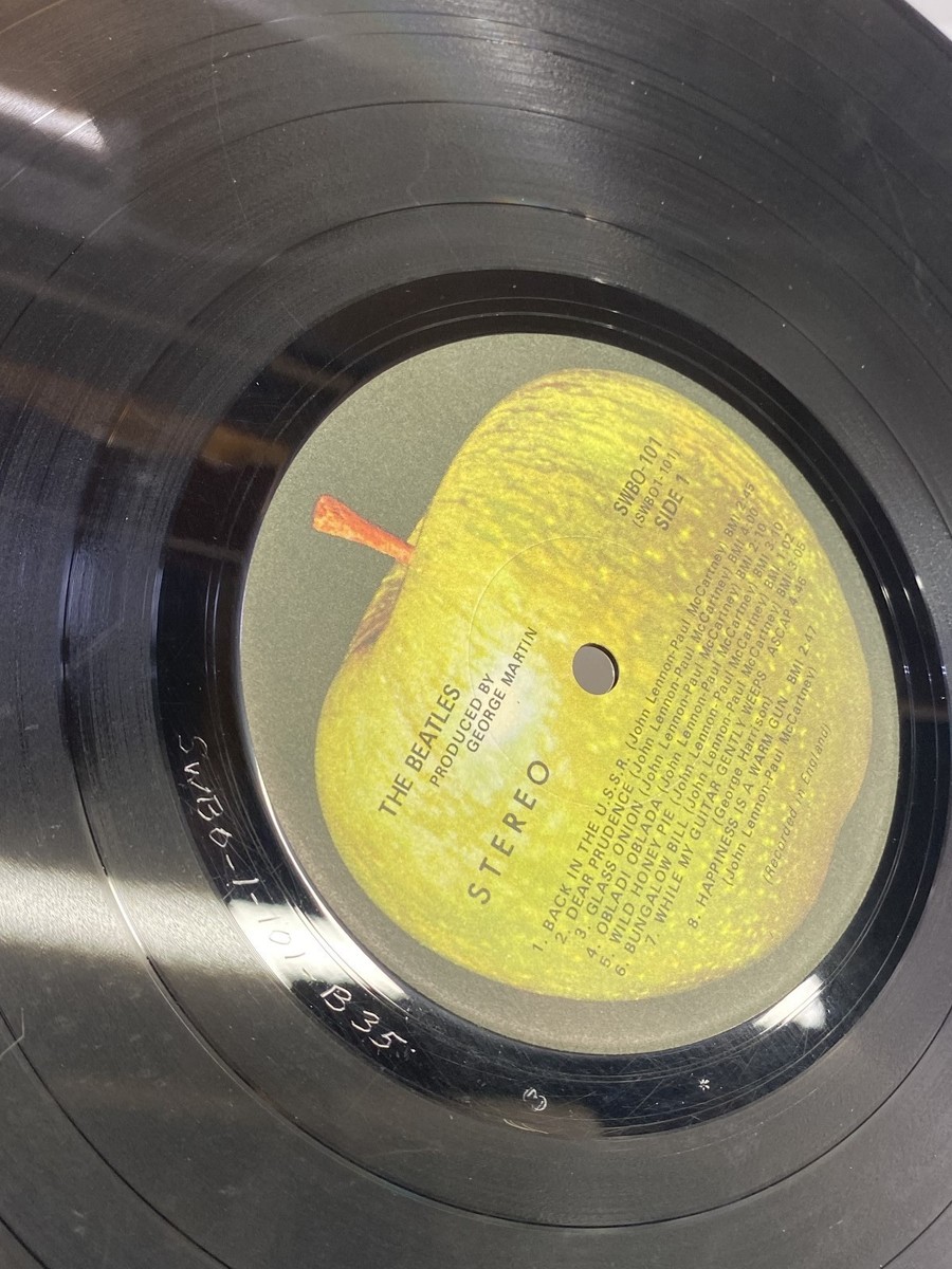 The Beatles White Album 1968 US SWBO-101 Numbered 0142182 2LP | eBay
