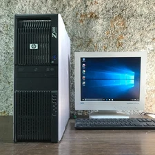 HP Z600 Workstation | 2 x Xeon E5620 | 4GB Ram | 500GB HDD | Windows 10 Pro