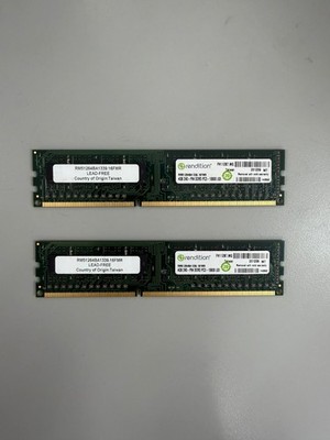 LOT of 2 RENDITION 8GB (2x4GB) DDR3 PC3-10600 UDI DESKTOP MEMORY RAM
