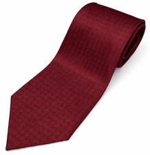 Claiborne 100 Silk Tie - Wine