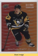 2023-24 Upper Deck Allure Color Flow Red Orange Sidney Crosby #CF-18 READ 1s8j