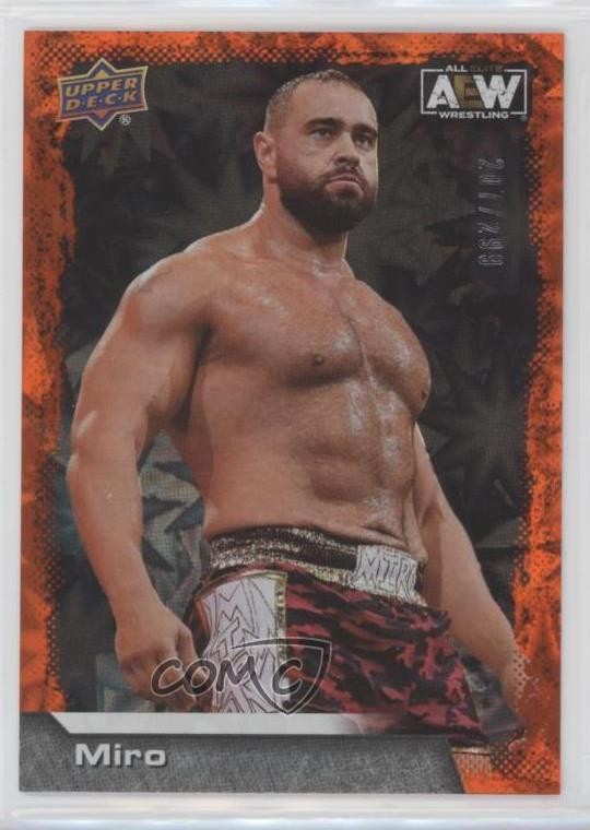 2022 Upper Deck AEW All Elite Wrestling Dynamite 207/299 Miro #45 0p0t