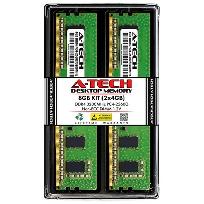 8GB 2x 4GB DDR4-3200 ASUS ROG Strix X570-E Gaming WiFi II Memory RAM