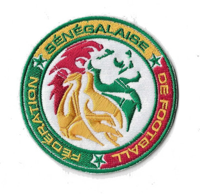 Senegal Nationalteam  Patch Aufnäher Aufbügler Logo Fussball Soccer   8,5 cm Ø