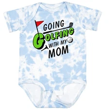 Inktastic Going Golfing With My Mom- Kids Golf Baby Bodysuit Sports Mommy Mother