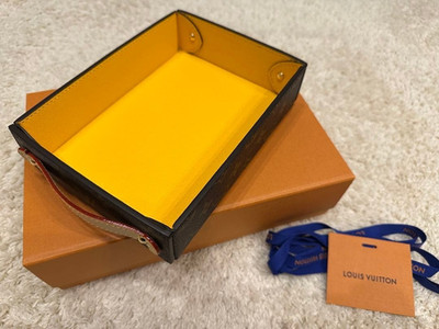 Louis Vuitton Monogram Desk Tray George Maron Yellow GI1038