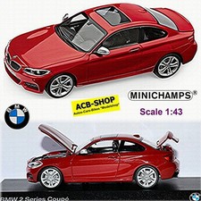BMW 2 Series Coupe F22 - 2013-21 Melbourne Red 1:43 Minichamps