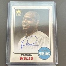2024 Topps Archives 1968 Fan Favorite Autographs Vernon Wells Blue Jays #68FF-VW