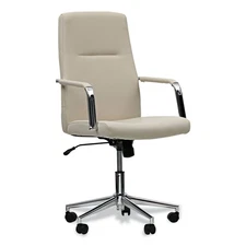 Alera WS4106 18.19" to 21.93" Seat Height Task Chair - White Seat/White Back New