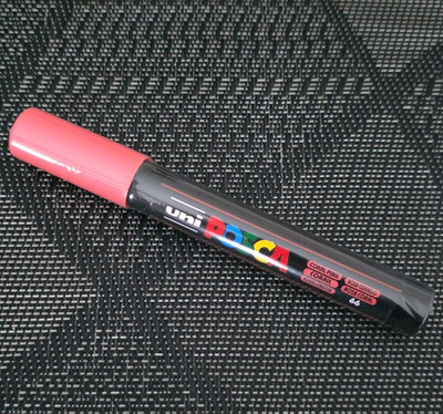 uni POSCA PC-5M Paint Marker Korallenrosa 1,8 2,5 mm Rundspitze