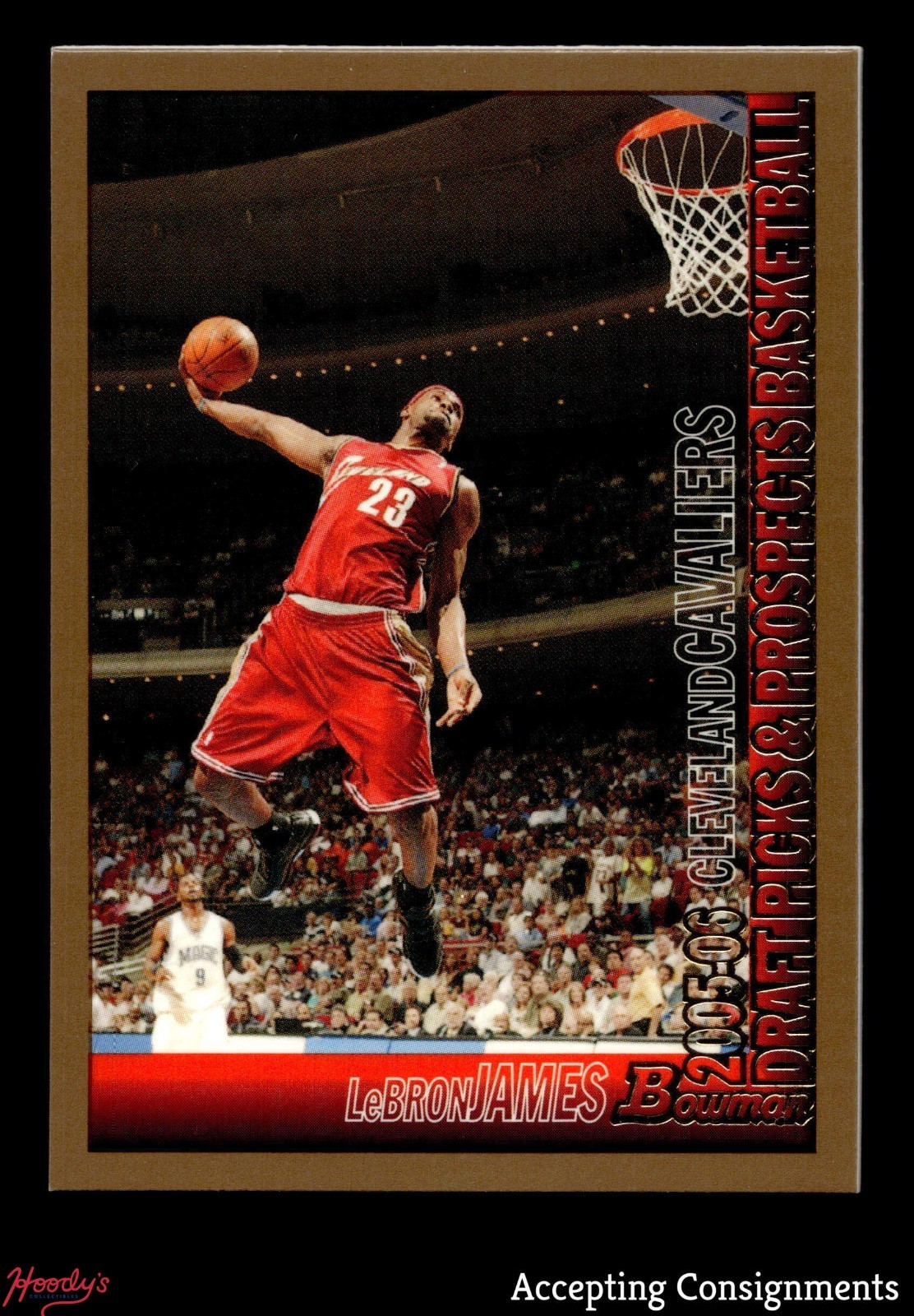 2005-06 Bowman Gold #23 LeBron James CLEVELAND CAVALIERS