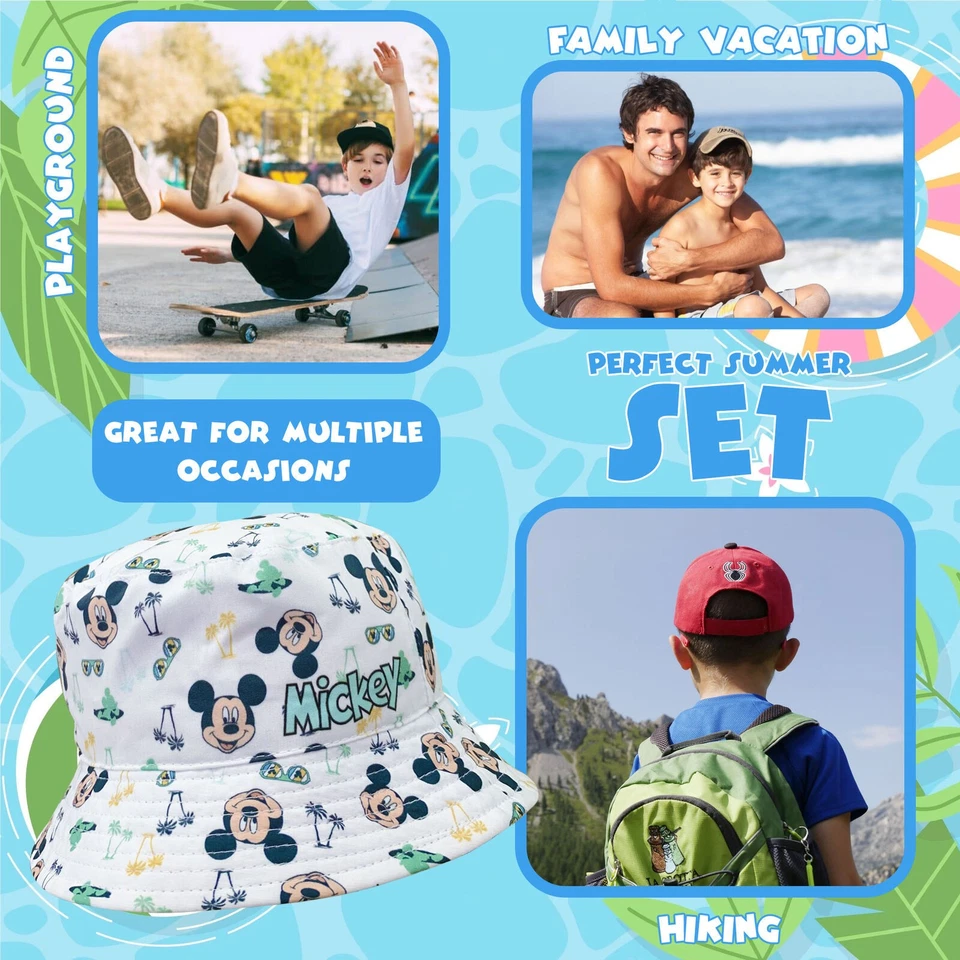 Chapeau De Pêcheur Pour Enfant Disney MICKEY MOUSE Nouveau-né - Photo 4/4