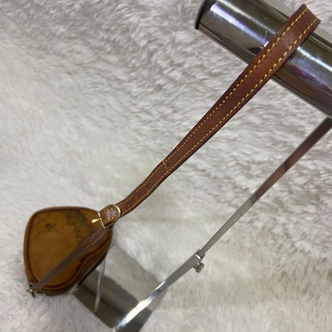 PRIMA CLASSE Heart Shaped Map Pattern Leather Wal… - image 13