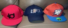 VINTAGE 2011 ADIDAS OKLAHOMA CITY THUNDER KD Nike OKC ADDIDAS SNAPBACK 3 Caps
